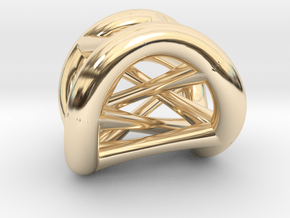 Twist Loop I in 14K Yellow Gold