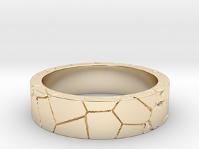 Rock Ring_R07 in 14K Yellow Gold: 6 / 51.5