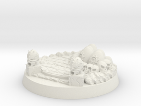 Skull Nest Base in White Natural Versatile Plastic