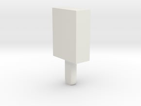 5mm Ice Pop in White Natural Versatile Plastic