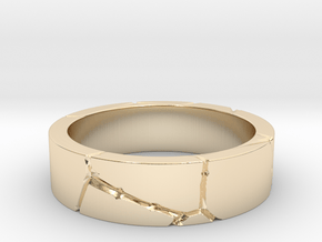 Rock Ring_R08 in 14K Yellow Gold: 6 / 51.5