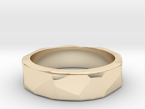 Rock Ring_R12 in 14K Yellow Gold: 6 / 51.5