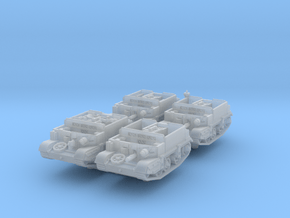 Universal Carrier UK set (x4) 1/200 in Smooth Fine Detail Plastic
