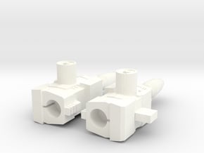 ER: Wheeljack shoulder cannon(long in pair) in White Processed Versatile Plastic