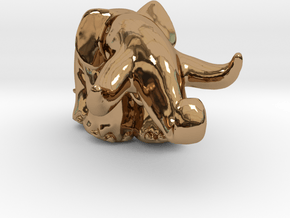 Oliphant 1" tall in Polished Brass