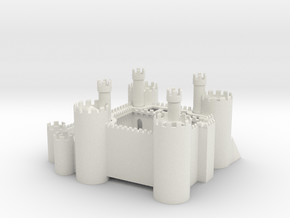 Conway Castle T gauge 1.450 Front End  in White Natural Versatile Plastic