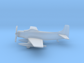 Douglas A-1H Skyraider in Tan Fine Detail Plastic: 6mm