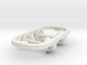 Rugga plain chassis in White Natural Versatile Plastic