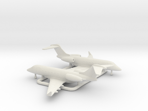 Bombardier Challenger 300 in White Natural Versatile Plastic: 1:350