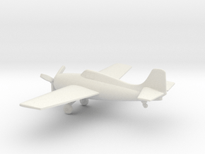 Grumman F4F Wildcat in White Natural Versatile Plastic: 1:144