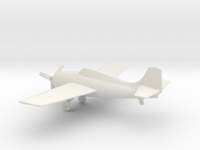 Grumman F4F Wildcat in White Natural Versatile Plastic: 1:100