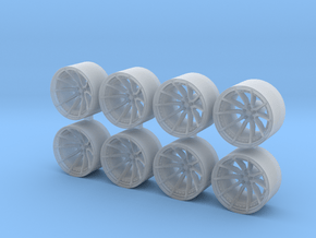 ML X2 8.15x5 1/64 Scale Wheels in Smooth Fine Detail Plastic