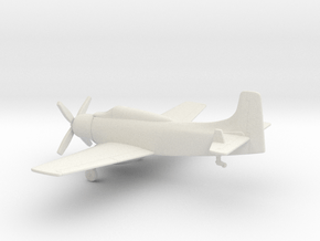 Douglas AD-4W Skyraider in White Natural Versatile Plastic: 1:144