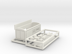Kassenwagen 2 ohne Erker - 1:160 (N scale) in White Natural Versatile Plastic