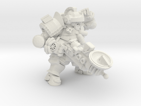 Space Dwarf Electrolyte in White Natural Versatile Plastic