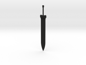 Sword for Plamo/gunpla in Black Natural Versatile Plastic