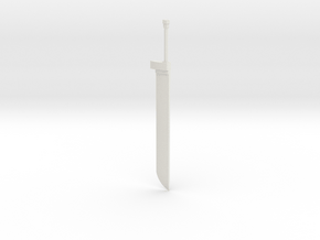 Sword for Plamo/gunpla in White Natural Versatile Plastic
