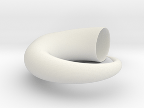 Horn Geometric Herb 3D Printing Planter  in White Natural Versatile Plastic