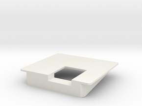 3D Printed Sweet16 Case - Bottom in White Natural Versatile Plastic