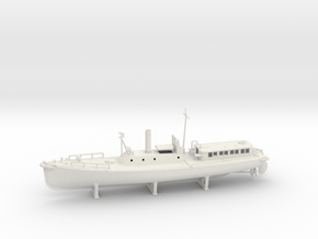 1/96 IJN 17m Admiral (pinnace) Boat in White Natural Versatile Plastic