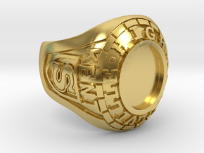 Smallville - Clark Ring - Size 11 in Polished Brass
