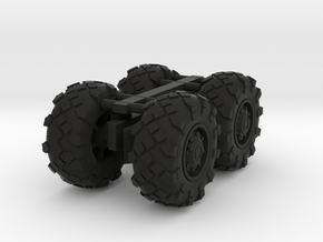 4x4 Wheeled conversion kit for Empire APC in Black Premium Versatile Plastic