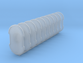 Shields #1 x10 L in Tan Fine Detail Plastic