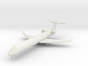 1:400 Bombardier Crj-900 in White Natural Versatile Plastic