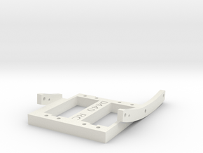 Trail King Pro Double Front Servo Mount in White Natural Versatile Plastic