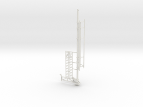 1/144 Natter wooden launch tower in White Natural Versatile Plastic