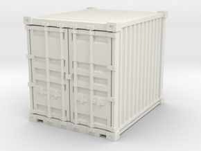 10ft Shipping Container 1/76 in White Natural Versatile Plastic
