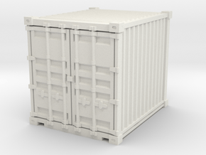 10ft Shipping Container 1/72 in White Natural Versatile Plastic