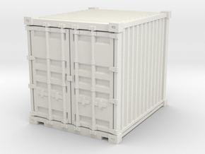 10ft Shipping Container 1/64 in White Natural Versatile Plastic