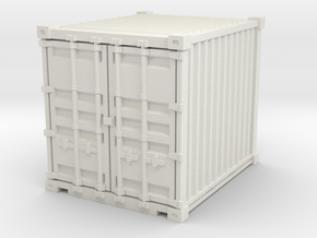 10ft Shipping Container 1/56 in White Natural Versatile Plastic