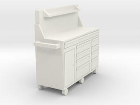 1/64 60 in tool box with shelf in White Natural Versatile Plastic