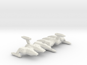3125 Scale Lyran Military Police Corvettes (2) in White Natural Versatile Plastic