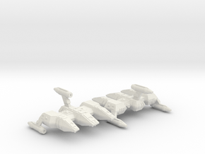 3788 Scale Lyran Refitted MP Corvettes (2) CVN in White Natural Versatile Plastic