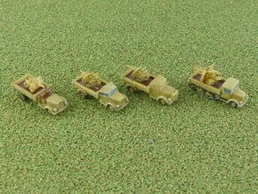 Opel Blitz Flak Variants 1/285 in Tan Fine Detail Plastic