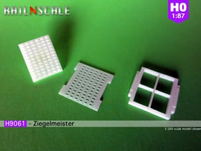 Ziegelmeister (H0 1:87) in Smooth Fine Detail Plastic