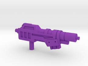 Devastator Gun Hollow  in Purple Processed Versatile Plastic
