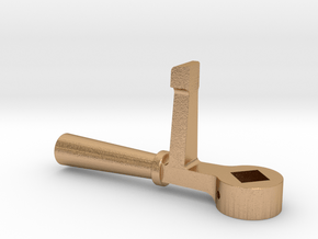 3.5" scale SAR valve Handle Special in Natural Bronze