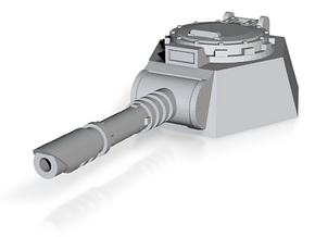 28mm laser cannon turret flat bottom in Tan Fine Detail Plastic