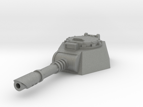 28mm laser cannon turret flat bottom in Gray PA12