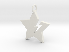 Creator Pendant in White Natural Versatile Plastic