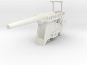 356 mm/52 1/160 coastal artillery in White Natural Versatile Plastic