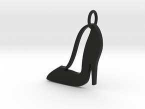 Makom-  High Heel Pendant in Black Premium Versatile Plastic