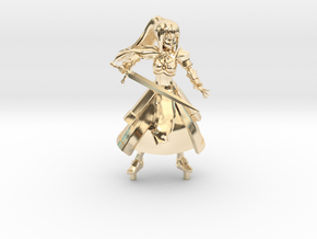 28mm Darkness for Konosuba TRPG/D&D 3D Model in 14K Yellow Gold