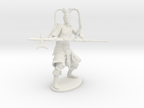 Lü Bu Miniature in White Natural Versatile Plastic: 1:55