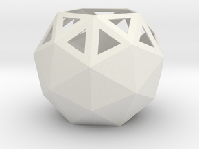 gmtrx lawal Pentakis dodecahedron in White Natural Versatile Plastic