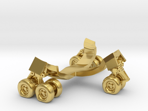 STAND LANDING GEAR for the Airplane Ring Box in Polished Brass